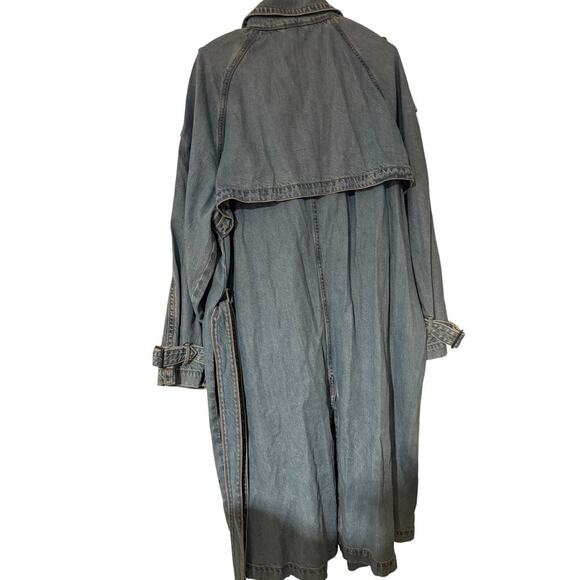 American Eagle Denim trench coat XL - Picture 5 of 5
